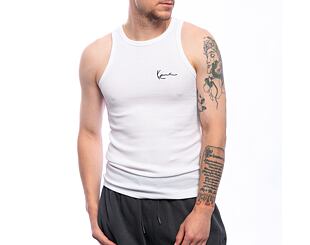 Nátělník Karl Kani - Chest Signature Essential Waffle Tanktop - White