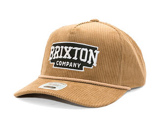 Kšiltovka Brixton - Pierson C Np Mp Snpk - Sand Corduroy