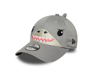 Dětská Kšiltovka New Era - Monster Face 9FORTY - Grey