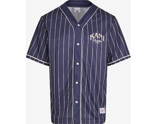Dres Karl Kani - Kani Pinstripe Baseball Jersey - Blue