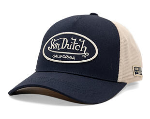 Kšiltovka Von Dutch - Trucker - Flag - Black/Beige
