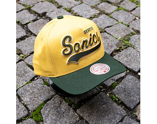 Kšiltovka Mitchell & Ness - Harvest Gold Pro Crown - Seattle Supersonics - Gold/Green