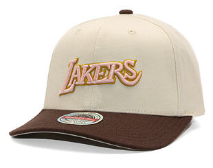 Kšiltovka Mitchell & Ness - Blush Sand Classic Red - Los Angeles Lakers - Sand/Brown