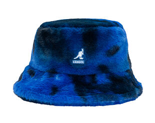 Klobouk Kangol - Faux Fur Bucket - Blue Iridescent Clouds