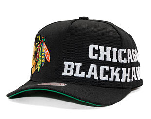 Kšiltovka Mitchell & Ness - NHL Busted Pro - Chicago Blackhawks - Black