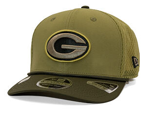 Kšiltovka New Era - NFL25 "Salute to Service" - 9SEVENTY Stretch-Snap  Bay Packers