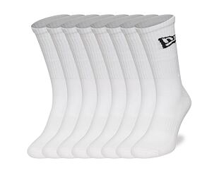 Ponožky New Era - Flag Crew 6pk - White