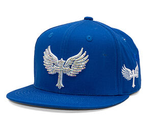 Kšiltovka Reflection Luxury Shine Loud Snapback - Royal Blue / White