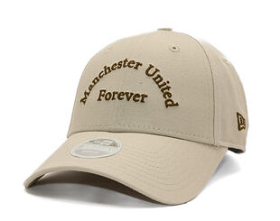 Dámská Kšiltovka New Era -  Wordmark 9FORTY - Manchester United FC - Chestnut Brown