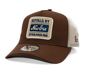 Kšiltovka New Era - Branded Patch 9FORTY Trucker - Chestnut Brown