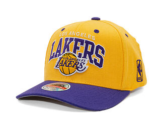 Kšiltovka Mitchell & Ness - NBA Team Arch Snapback - Los Angeles Lakers - Yellow / Purple