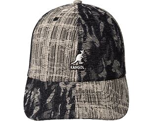 Kšiltovka Kangol - TRENDS PACK - Denim Mashup Baseball - Black Topstitch
