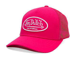 Kšiltovka Von Dutch - Trucker - Cali Patch Electric Pink