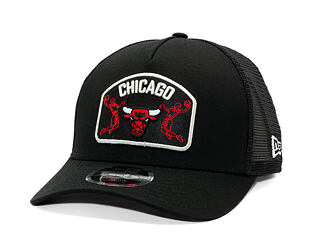 Kšiltovka New Era - NBA Felt Patch 9FORTY M-CROWN A-Frame Trucker - Chicago Bulls - Black