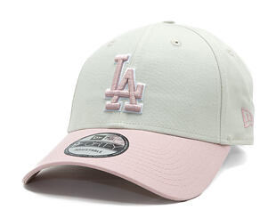 Kšiltovka New Era - MLB World Series Patch Cooperstown 9FORTY - LA Dodgers - Cream / Pink Rouge
