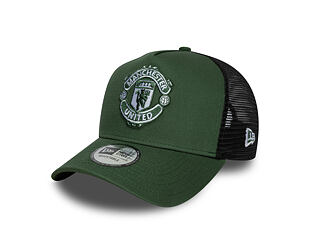 Kšiltovka New Era - Seasonal 9FORTY A-Frame Trucker - Manchester United - Cilantro Green