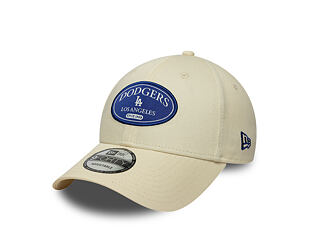 Kšiltovka New Era - MLB Patch 9FORTY - LA Dodgers - Cream