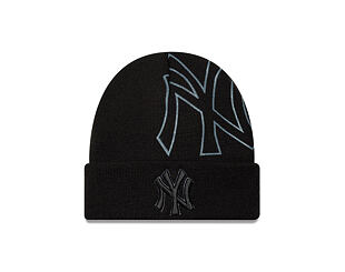 Kulich New Era - MLB Wordmark Beanie Medium Knit - NY Yankees - Black