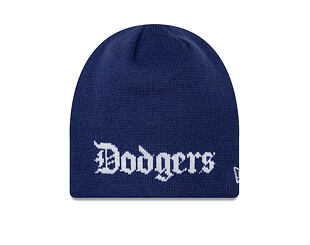 Kulich New Era - MLB Wordmark Skully Knit Thin - LA Dodgers - Royal