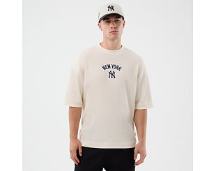 Triko New Era - MLB Waffle Box Tee - NY Yankees - Off White