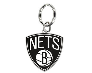 Přívěsek na Klíče Wincraft - NBA - Cloisonne Key Ring - Brooklyn Nets