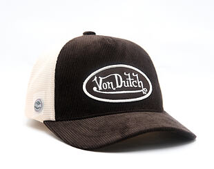 Kšiltovka Von Dutch - Baseball - Corduroy Patch Premium - Brown