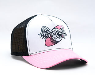 Dámská Kšiltovka Von Dutch - Baseball - Embroidery - White / Pink