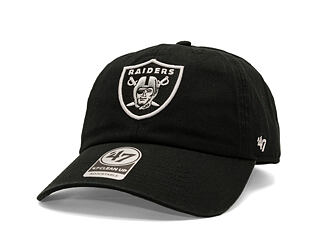Kšiltovka '47 Brand - NFL CLEAN UP - Las Vegas Raiders - Black