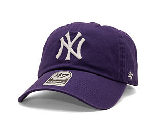 Kšiltovka '47 Brand - MLB Clean Up - NY Yankees - Purple