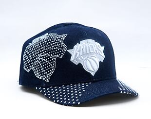 Kšiltovka Mitchell & Ness - NBA Run Stitch Pro Snapback - New York Knicks - Blue
