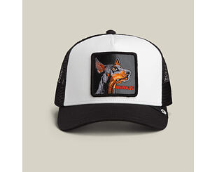 Kšiltovka Goorin - Beware Trucker - Dog - Dust / Black