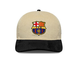 Kšiltovka New Era - Cord 19TWENTY - Barcelona FC - Ivory / Black