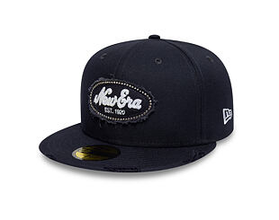 Kšiltovka New Era - Branded Gem Patch Distress 59FIFTY - Black
