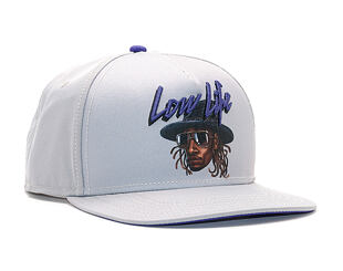 Kšiltovka Cayler & Sons White Label Styro Grey/Purple Snapback