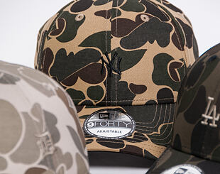 Kšiltovka New Era 9FORTY New York Yankees Dark Green Camo/Black Strapback