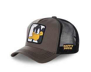 Kšiltovka Capslab Looney Tunes - Daffy Duck v.2 Trucker Moss