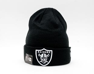 Kulich New Era NFL Essential Cuff Knit 2 Oakland Raiders  Black