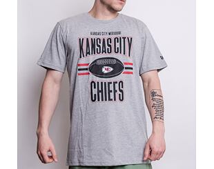 Triko New Era NFL Football Kansas City Chiefs Light Grey Heather