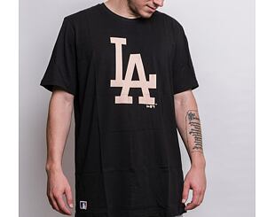 Triko New Era MLB Seasonal Team Logo Tee Los Angeles Dodgers Black / Biscuit