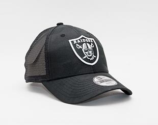Dětská kšiltovka New Era 9FORTY Trucker NFL Home Field Trucker Las Vegas Raiders Strapback Black