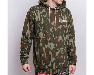 Mikina s kapucí Ellesse Primero Camo OH Hoody Khaki