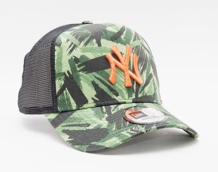 Kšiltovka New Era 9FORTY MLB Seasonal Camo New York Yankees Strapback Rifle Green