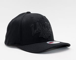 Kšiltovka Mitchell & Ness Los Angeles Lakers Black Out Arch 110 Snapback Black