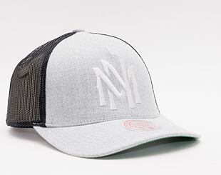 Kšiltovka Mitchell & Ness Essential Trucker Snapback Branded Grey Heather