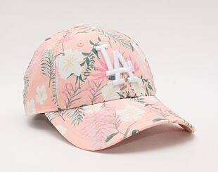 Dámská kšiltovka New Era 9FORTY Womens MLB Floral Los Angeles Dodgers Strapback Biscuit