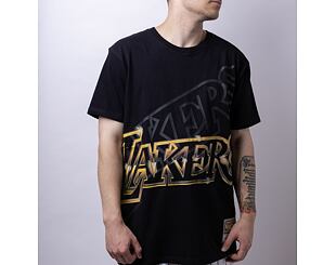 Triko Mitchell & Ness Los Angeles Lakers Big Face 4.0 Tee Black
