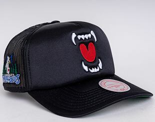 Kšiltovka Mitchell & Ness Logo Remix Trucker Snapback HWC Minnesota Timberwolves Black
