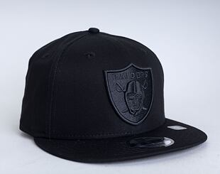 Kšiltovka New Era 9FIFTY NFL Black on Black Las Vegas Raiders Snapback
