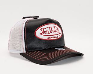 Kšiltovka Von Dutch Cary Trucker Satin Black/White