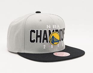 Kšiltovka Mitchell & Ness Nba Champs Snapback Hwc Golden State Warriors Grey / Black